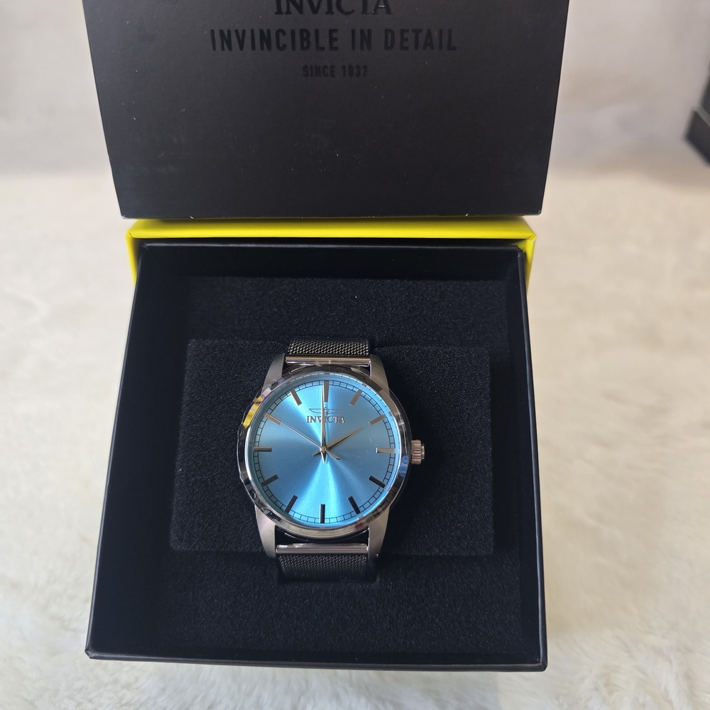 Invicta Black and Blue Watch